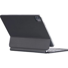 Renklime Newface iPad Pro 12.9 (2022) Kılıf X9 Magic Manyetik Klavyeli Tablet Kılıfı - Siyah