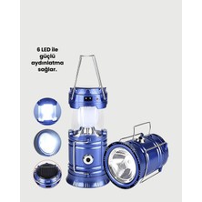 Datatek Güneş Enerjili Katlanabilir Kızaklı Kamp Feneri – USB Şarjlı, Çok Yönlü ve Dayanıklı Tasarım