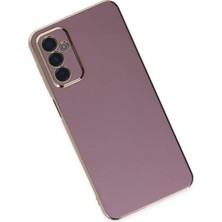 Renklime Newface Samsung Galaxy M23 Kılıf Volet Silikon - Mor