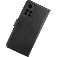 Renklime Newface Xiaomi Redmi Note 11T Kılıf Trend S Plus Kapaklı Kılıf - Siyah