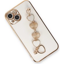 Renklime Newface iPhone 14 Plus Kılıf Esila Silikon - Beyaz