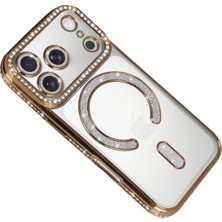 Renklime Newface Apple iPhone 17 Pro Max Joke Simli Magneticsafe Kılıf - Gold