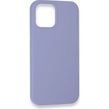 Renklime Newface iPhone 12 Pro Kılıf Lansman Legant Silikon - Lila