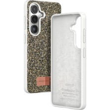 Renklime Onegif Samsung Galaxy S26 Bright Simli Kapak - Gold