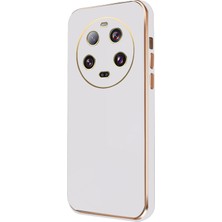 Renklime Newface Xiaomi Mi 14 Ultra Kılıf Volet Silikon - Beyaz