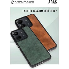 Renklime Newface Samsung Galaxy A26 Kılıf Aras Deri Kapak - Kırmızı