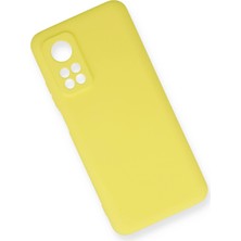 Renklime Newface Xiaomi Mi 10T Kılıf Nano Içi Kadife Silikon - Sarı