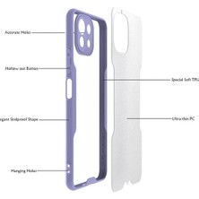 Renklime Newface Xiaomi Mi 11 Lite Kılıf Platin Silikon - Lacivert