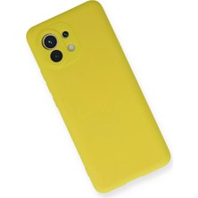 Datatek Newface Xiaomi Mi 11 Kılıf Nano Içi Kadife Silikon - Sarı