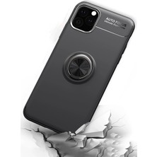 Datatek Newface iPhone 11 Pro Kılıf Range Yüzüklü Silikon - Kırmızı