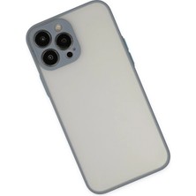 Datatek Newface iPhone 14 Pro Max Kılıf Montreal Silikon Kapak - Gri