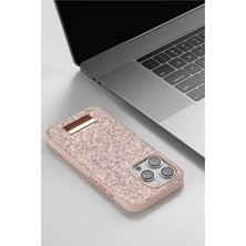 Datatek Onegif iPhone 14 Pro Bright Simli Kapak - Gold