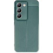 Datatek Newface Vivo V30 Lite 4g Kılıf Auto Focus Kapak - Koyu Yeşil