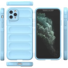 Datatek Newface iPhone 11 Pro Max Kılıf Optimum Silikon - Sky Blue