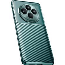 Datatek Newface Oppo Reno 11 Fs Kılıf Auto Focus Karbon Kapak - Koyu Yeşil