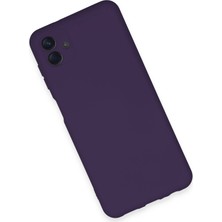 Datatek Newface Samsung Galaxy A04E Kılıf Nano Içi Kadife Silikon - Mor