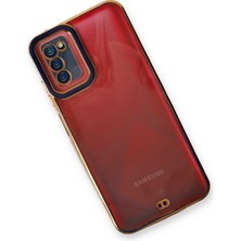 Datatek Newface Samsung Galaxy A03S Kılıf Liva Lens Silikon - Mavi