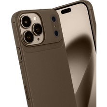 Datatek Newface Apple iPhone 17 Pro Auto Focus Karbon Kapak - Kahverengi