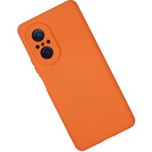 Datatek Newface Huawei Nova 9 Se Kılıf Nano Içi Kadife Silikon - Turuncu