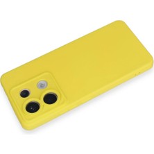 Datatek Newface Xiaomi Redmi Note 13 Pro 5g Kılıf Nano Içi Kadife Silikon - Sarı