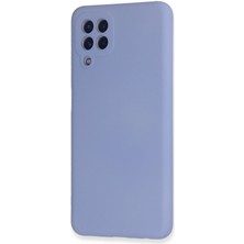 Datatek Newface Samsung Galaxy A22 Kılıf Nano Içi Kadife Silikon - Lila