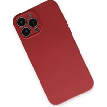 Datatek Newface iPhone 13 Pro Kılıf Nano Içi Kadife Silikon - Kiremit