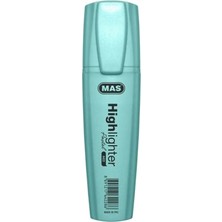 MAS Fosforlu Kalem - Pastel Mavi