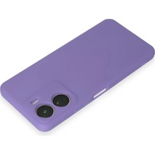 Datatek Newface Vivo Y16 Kılıf First Silikon - Lila