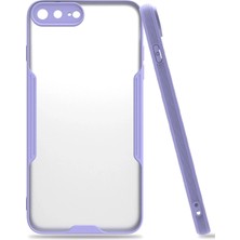 Datatek Newface iPhone 7 Plus Kılıf Platin Silikon - Lila