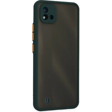 Datatek Newface Realme C11 2021 Kılıf Montreal Silikon Kapak - Yeşil