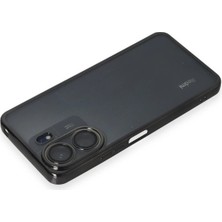Datatek Newface Xiaomi Redmi 13C Kılıf Razer Lensli Silikon - Siyah