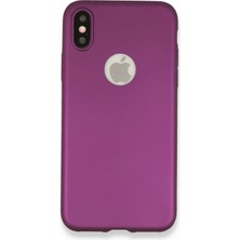 Datatek Newface iPhone x Kılıf First Silikon - Mürdüm