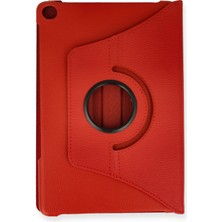 Datatek Newface Lenovo Tab M10 TB328FU Kılıf 360 Tablet Deri Kılıf - Kırmızı
