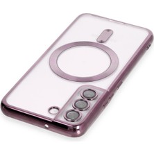 Datatek Newface Samsung Galaxy S22 Kılıf Kross Magneticsafe Kapak - Mor