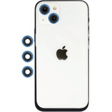 Datatek Newface iPhone 14 Shine Kamera Lens - Mavi