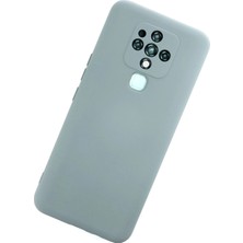 Datatek Newface Tecno Camon 16 Kılıf Nano Içi Kadife Silikon - Buz Mavisi