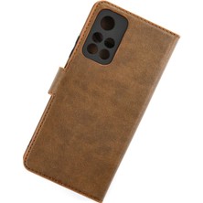 Datatek Newface Xiaomi Redmi Note 11T Kılıf Trend S Plus Kapaklı Kılıf - Taba