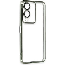 Datatek Newface Vivo Y17S Kılıf Razer Lensli Silikon - Yeşil