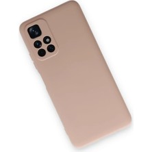 Datatek Newface Xiaomi Redmi Note 11T Kılıf Nano Içi Kadife Silikon - Pudra