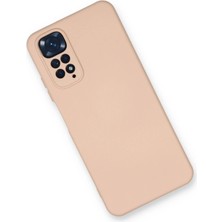 Datatek Newface Xiaomi Redmi Note 11 Kılıf Nano Içi Kadife Silikon - Pudra