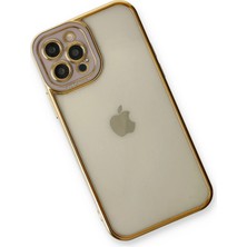 Datatek Newface iPhone 12 Pro Max Kılıf Liva Lens Silikon - Lila