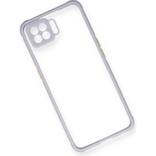 Datatek Newface Oppo A73 Kılıf Miami Şeffaf Silikon - Lila
