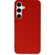 Datatek Newface Samsung Galaxy S24 Plus Kılıf First Silikon - Kırmızı