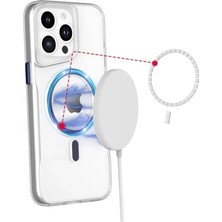 Datatek Newface iPhone 16 Plus Kılıf Pc Poso Magsafe Kapak - Şeffaf