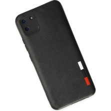 Datatek Newface Realme C11 Kılıf Loop Deri Silikon - Siyah