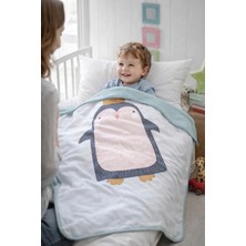 Miespiga Penguen Elyaflı Bebek Battaniyesi 75X100