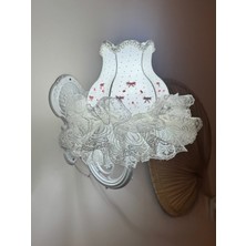 Lulu Avizem Luluavizem Patentli Elde Işlemeli Kurdeleli Ekru Bebek Çocuk Genç Aplik Aksesuar