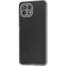 Datatek Newface Xiaomi Mi 11 Lite Kılıf Montreal Silikon Kapak - Gri