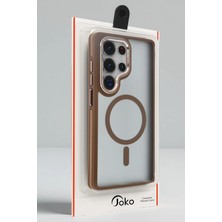 Datatek Joko Samsung Galaxy S25 Ultra Winner Magsafe Kapak - Gold