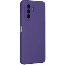 Datatek Newface Huawei Nova Y70 Kılıf Nano Içi Kadife Silikon - Mor